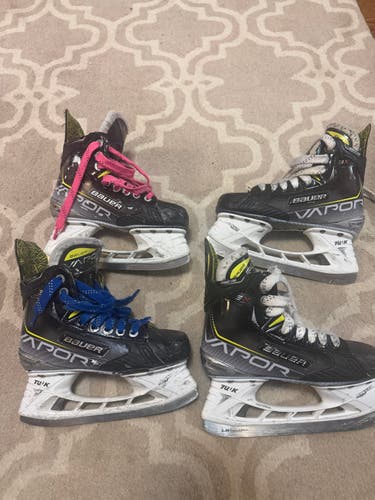 2 Bauer Vapor 3X Hockey Skates Regular Width Size 2 (Used)