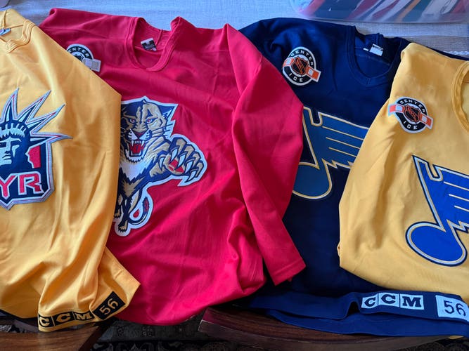 Lot of four Size 56 Men's CCM Jerseys (Used)