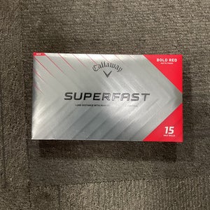 Used Callaway SUPERFAST BOLD RED 15PK 15 Pack - Golf Balls 11614-S000233878