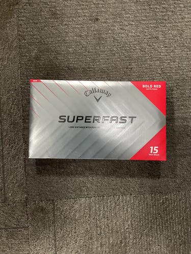 Used Callaway SUPERFAST BOLD RED 15PK 15 Pack - Golf Balls 11614-S000233878