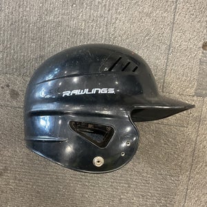 Used Rawlings CFTBH-R1 Batting Helmet No Mask Black One Size 11614-S000233849