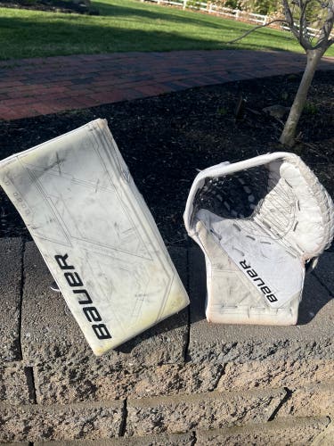 Bauer Supreme Mach glove and blocker (Used)