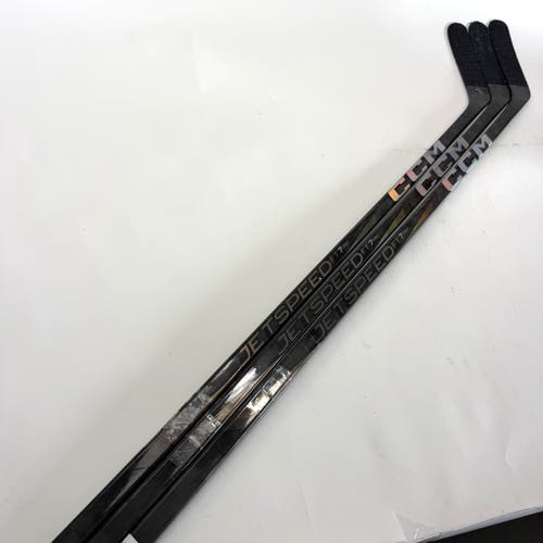 x3 - Repaired Left Handed CCM Jetspeed FT7 Pro - 90 Flex Custom Curve - Grip