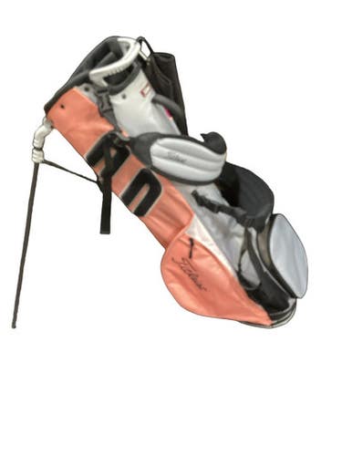 Used Titleist 4 WAY STAND BAG Womens Stand Bag Pink 11347-S000266593