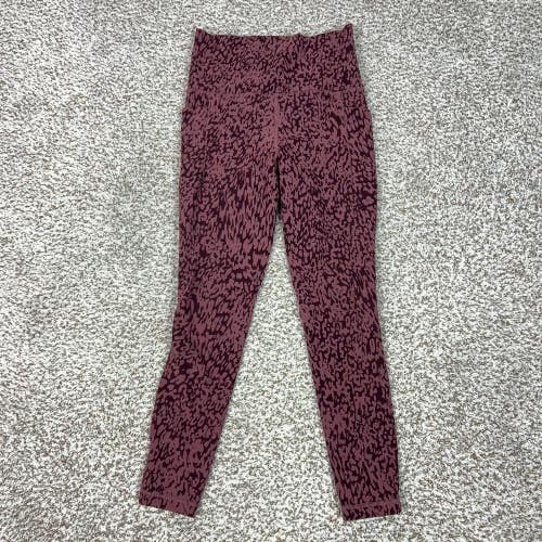 Athleta Pants Womens XS Red Salutation Stash Pocket II High Rise Leggings Gym