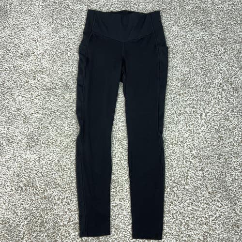 North Face Pants Womens Large Black High Rise Ankle Leggings Pockets Hiking Gorp