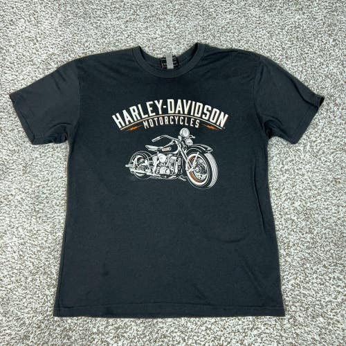 Harley Davidson Shirt Mens Large Gray WarHorse Ocala FL Motorcycle Tee T Biker