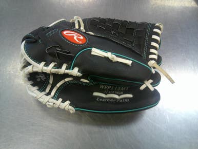 Used Rawlings FASTPITCH BB/SB Glove RH Throw Black 11 1/2" 11339-S000200703