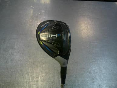 Used Taylormade SIM 2 MAX Mens Hybrid Club RH 4 Hybrid 11339-S000200691