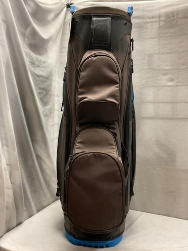 Used Taylormade 14 WAY CART BAG Mens Cart Bag Grey 11490-S000271077