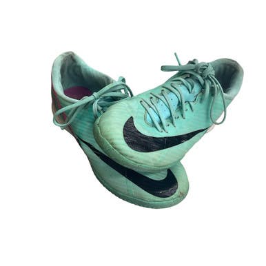 Used Nike Soccer Indoor Shoes Teal Youth 06.5 11760-S000090306