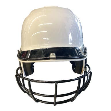 Used Adidas BATTING HELMET W/ MASK Batting Helmet w/Mask White LG 11760-S000090279