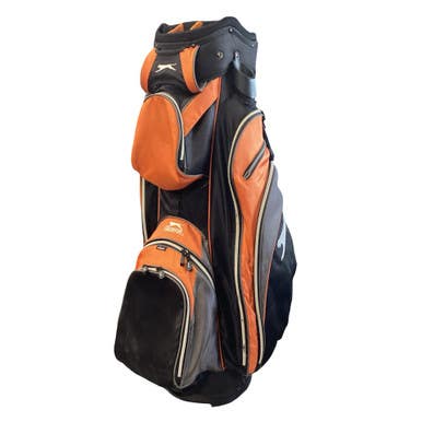 Used Slazenger CART BAG Mens Cart Bag Orange 11760-S000090269