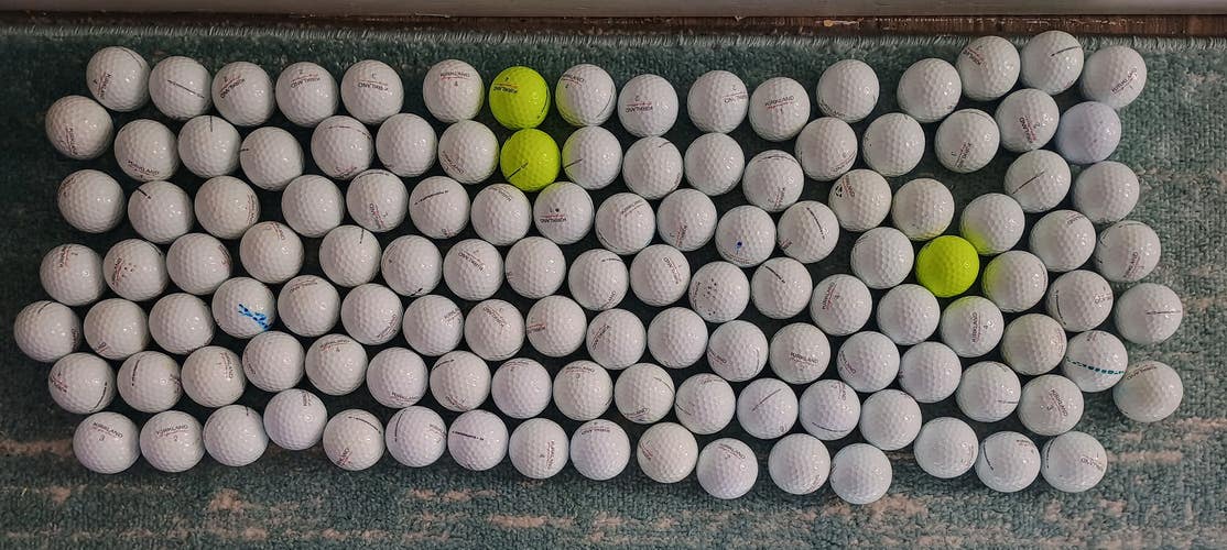 120 used golf balls, Kirkland, 5As,4As