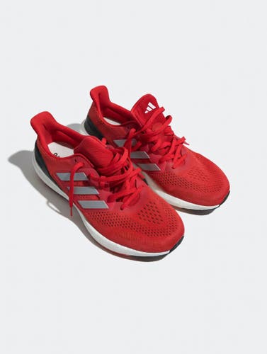 Red Men's Size M 10.5 (W 11.5) Adult Adidas Pureboost Shoes (New)