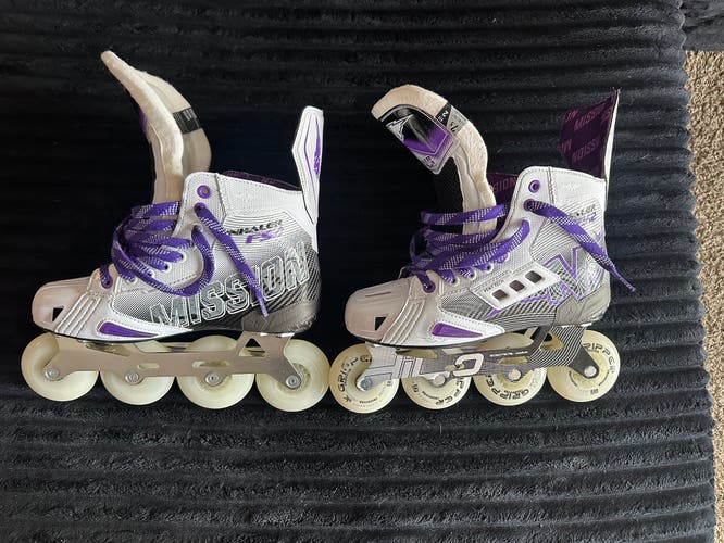 Mission Inhaler FS2 Inline Skates Regular Width Size 7.5 (Used)