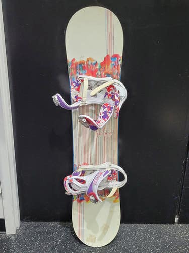 Used Burton FEELGOOD Womens Board/Bindings Red 135 cm 11849-S000038451