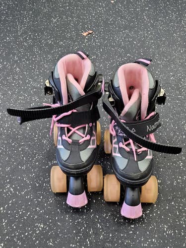 Used NATORK Child Roller Quad Skates Pink Adjustable 11849-S000038437