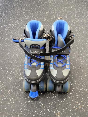 Used NATORK Child Roller Quad Skates Royal Blue Adjustable 11849-S000038438