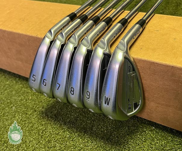 Used RH Ping Black Dot i240 Irons 5-PW Project X 6.5 X-Stiff Steel Golf Set