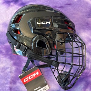 Black Large CCM Tacks 70 Helmet (New)