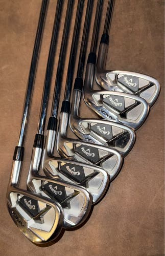 Men's 2021 Callaway Callaway Apex 21 Iron Set Right Handed Iron Set Stiff Flex Steel Shaft (Used)