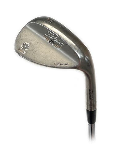 Titleist SM5 S-Grind 58*/07* Lob Wedge Steel Vokey Design Wedge Flex
