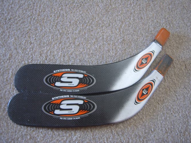 Hockey Stick Blades-Two (2) Easton Two-Piece Synthesis Modano Left Hand (LH) Replacement Blades