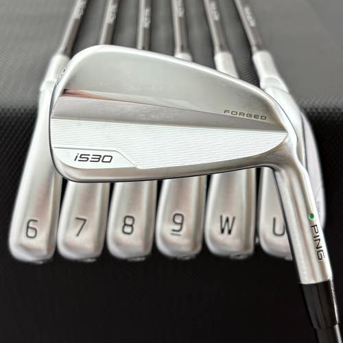 PING I530 IRON SET 5-U GREEN DOT +1"