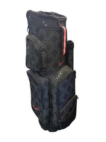 Used Nike Womens 10 Way Cart Bag Black 10299-S000308476
