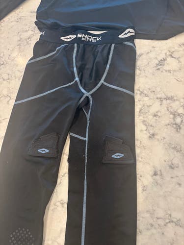 Girl’s Youth Large Shock Doctor Hockey Pants with Velcro Pants