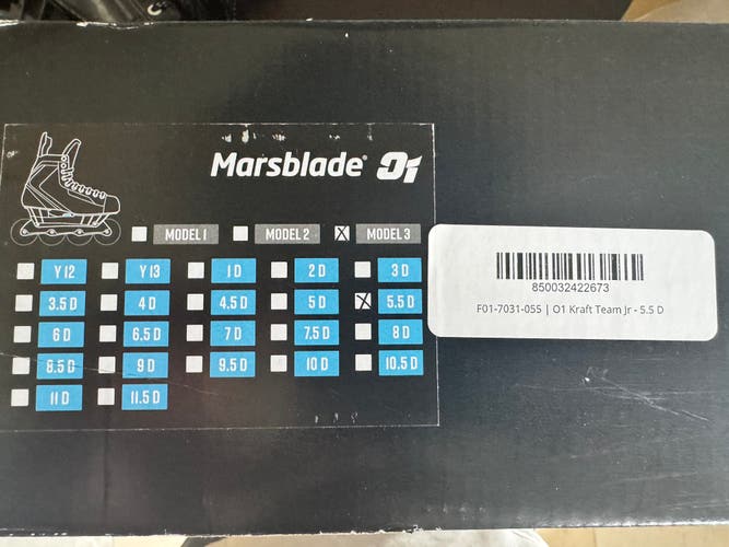 Marsblade O1 Inline Skates Regular Width Size 5.5 (Used)