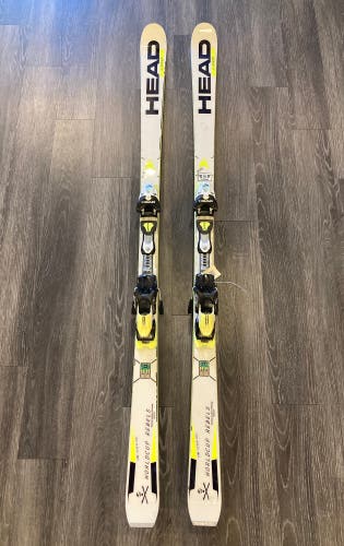 HEAD WC Rebels I.Speed 185cm Racing Skis + Head FreeFlex 16 Bindings