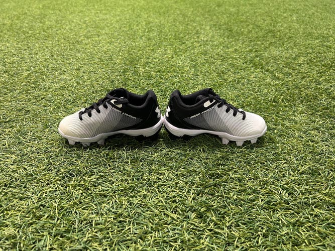 Under Armour Leadoff Low RM Jr Cleat Black/White (New)