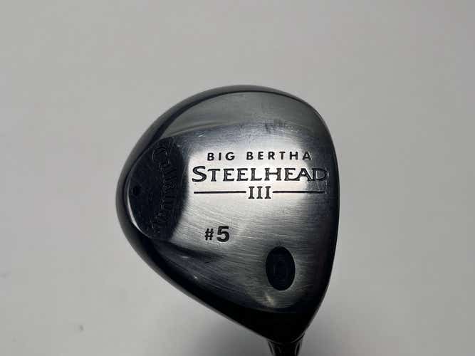 Callaway Steelhead III 5 Fairway Wood 18* System III Ladies RH