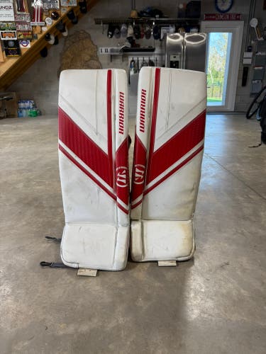 32" Warrior Ritual G6 E+ Goalie Leg Pads (Used)