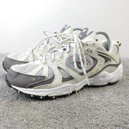 New Balance 474 Womens Size 8.5 Running Shoes White Trail Sneakers Lace Up