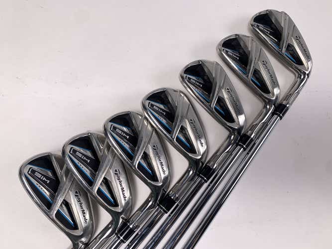 TaylorMade SIM MAX Iron Set 5-PW+AW KBS Max 85g Regular Steel Mens RH
