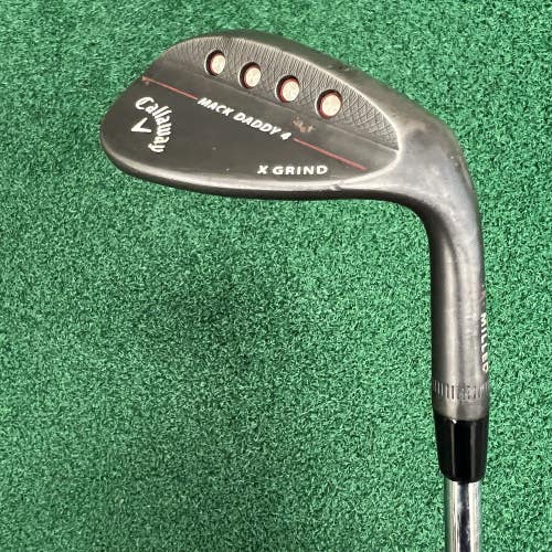 Callaway Mack Daddy 4 Black Lob Wedge LW 60-12 S300 Stiff Flex Steel Shaft