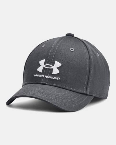 Under Armour 1381646-012 Baseball Cap Boys Gray Embroidered Adjustable DSGL789