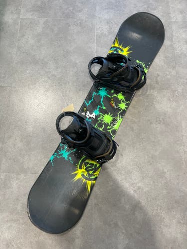 2012 Kid's 130cm K2 Mini Turbo Snowboard | K2 Bindings (Used)