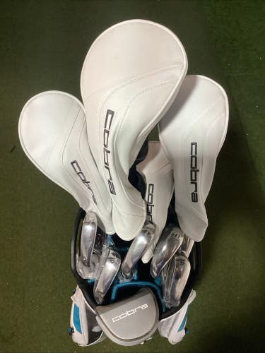Cobra Fly XL Complete Ladies Set Driver-Woods-Hybrid-Irons-Putter Graphite NEW