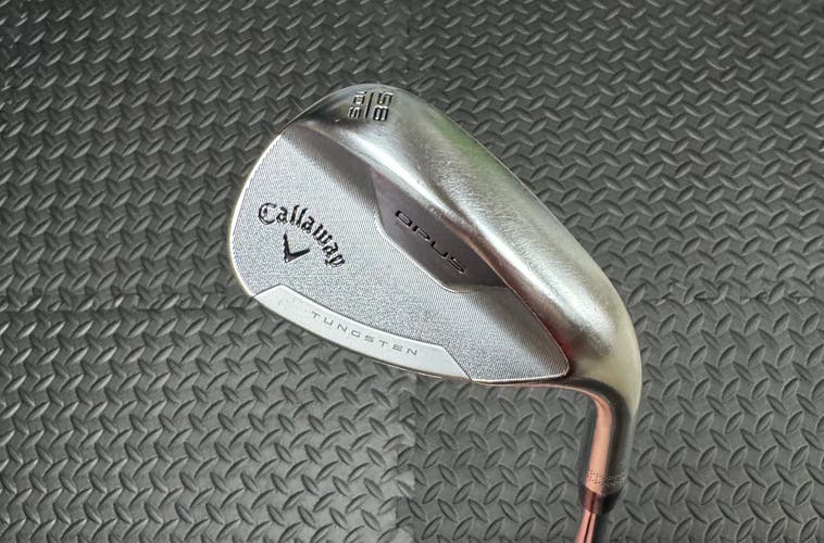 Men's 2024 Callaway Callaway Opus Platinum Chrome Right Handed Wedge Stiff Flex 58 Degree (Used)