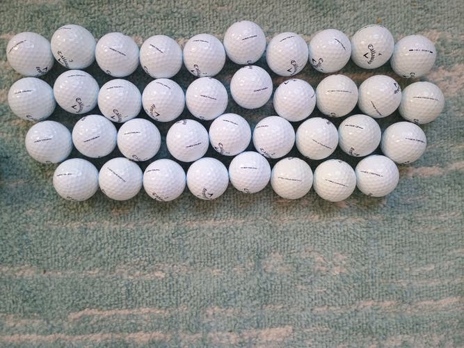 38 Callaway Hex Tour+ used golf balls. mint, 5As