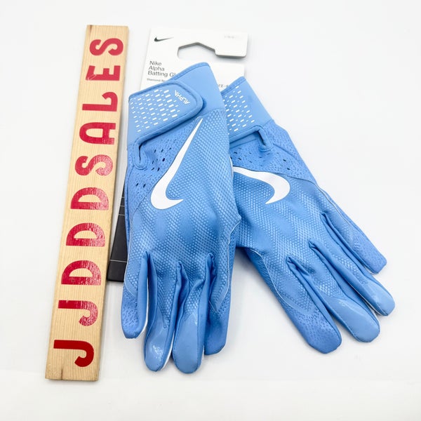 Nike Alpha Baseball Batting Gloves Baby UNC Blue Men’s Sz Large NWT
New With Tags