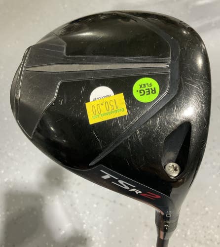 Titleist TSR2 9 Driver 45.5" HZRDUS CB 5.5 Regular Flex Graphite Shaft MRH USED