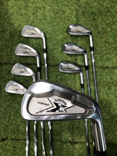 Men's Callaway X Forged Iron Set Right Handed - Project X Rifle 6.0 Shaft (Used)