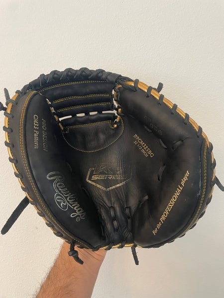 Rawlings R9 R9CM325BG RH Catcher's Baseball Glove 32.5" (Used)