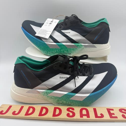 Adidas Adizero Adios Pro 4 Running Shoes Black Glory Green JR6365 Men's Size 7.5

New Without Box