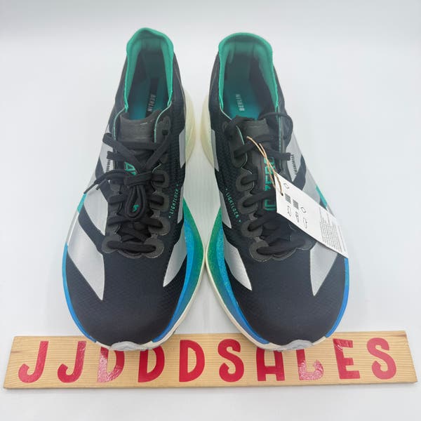 Adidas Adizero Adios Pro 4 Running Shoes Black Glory Green  display picture 1